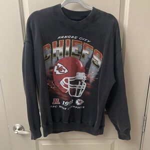 Kansas City Chiefs Black Sweater